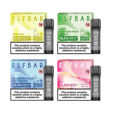 Cápsulas precargadas de repuesto ELF Bar ELFA 20 mg, 2 ml