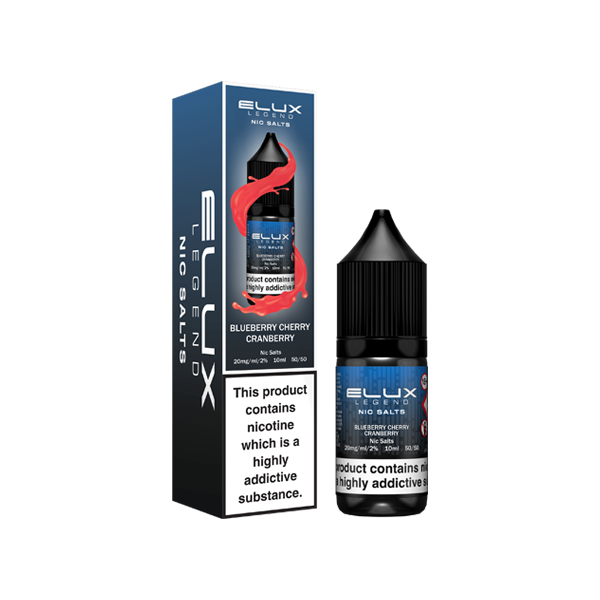 Sales de nicotina Elux Legend de 20 mg y 10 ml (50 VG/50 PG)