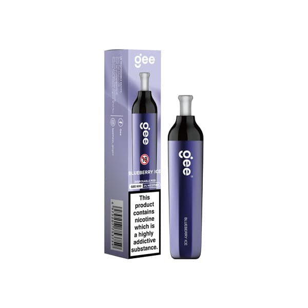 20mg ELF BAR Gee 600 Pod descartável Vape Device 600 Puffs