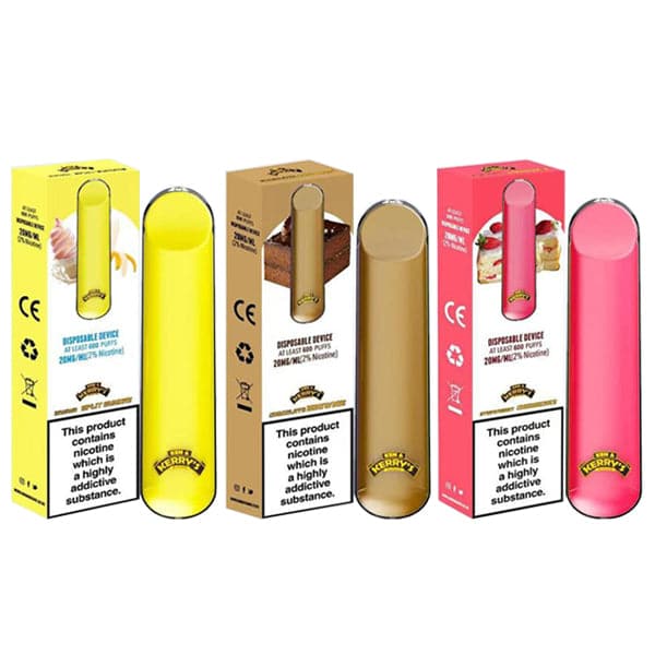 20mg Ken N Kerrys Sobremesas Descartável Vape Pod 600 Puffs