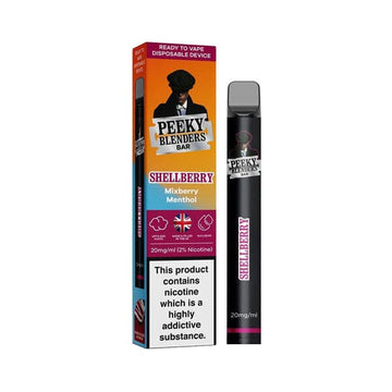 Vape desechable Peeky Blenders Bar de 20 mg, 600 bocanadas