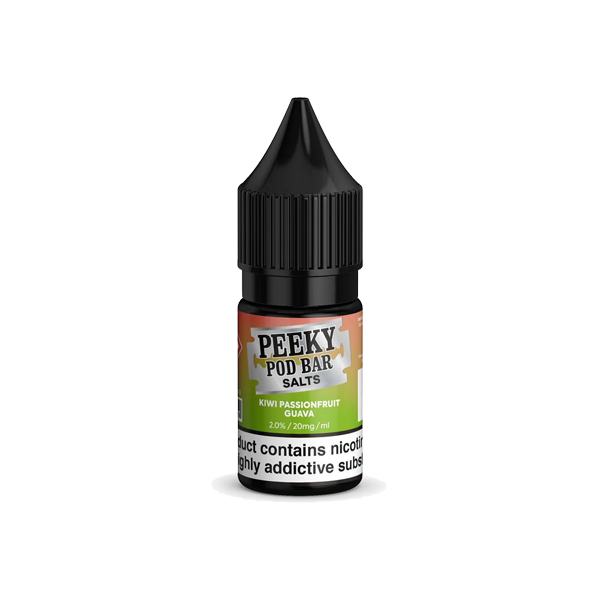 Barra de cápsulas Peeky Blenders de 20 mg y 10 ml de sales de nicotina (50 VG/50 PG)