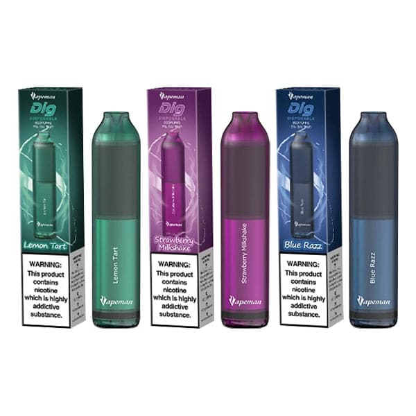 20mg Vapeman DIG Dispositivo descartável Vape 600 Puffs