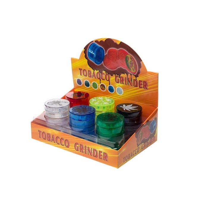 Moedor de tabaco de plástico de 3 peças - HX001-3