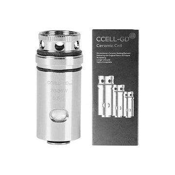 Bobina de cerámica de 0,5/0,6 ohmios CCELL–GD de Vaporesso