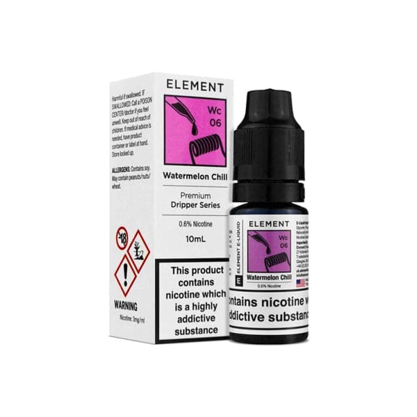 Sales de nicotina con sabor Element Designer de 20 mg y 10 ml