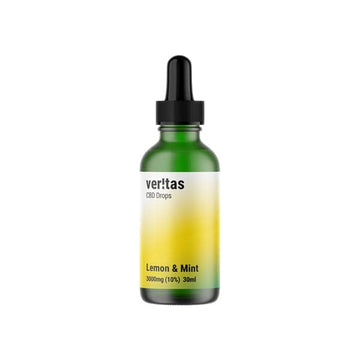 Veritas 3000mg CBD Limão e Gotas de Menta - 30ml