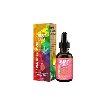 Tintura de espectro total Just CBD 250mg - 30ml