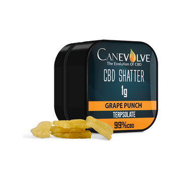 Shatter de CBD al 99 % de Canevolve - 1 g