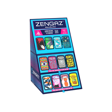 Encendedores Jet Zengaz Cube ZL-12 (97433EU-S6) Paquete CDU + Juego de 48 unidades