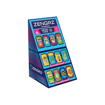 Encendedores Jet Zengaz Cube ZL-13 (97133UK-S1) Paquete CDU + Juego de 48 unidades