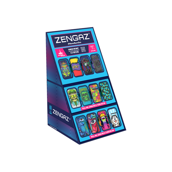 Encendedores Jet CDU Bundle + 48 unidades Zengaz Cube ZL-13 (97133UK-S3)
