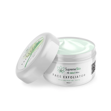 Exfoliante facial con CBD Supreme CBD 500 mg - 100 ml