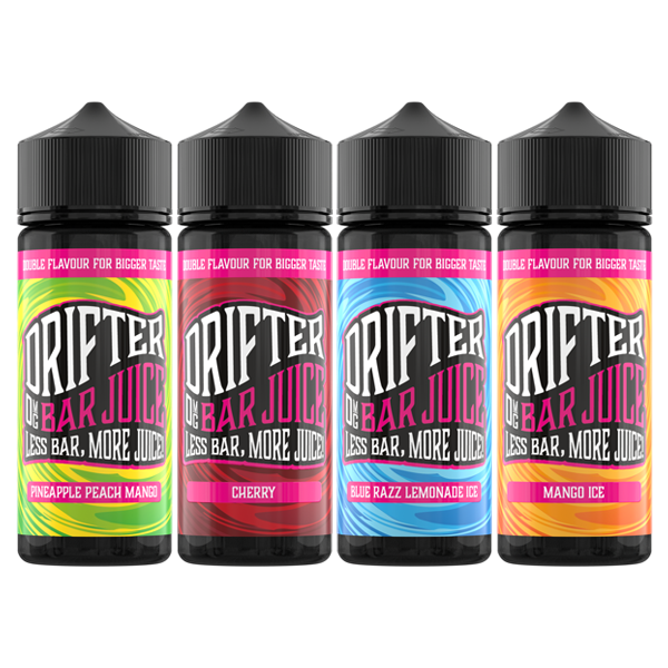 Jugo Drifter Bar 100 ml, relleno corto, 0 mg (50 VG/50 PG)