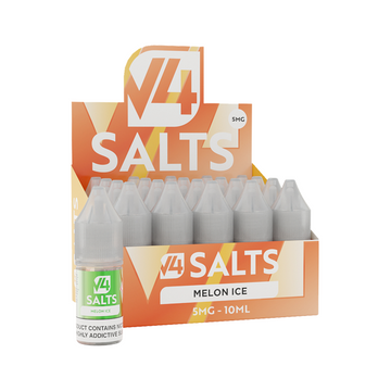 Sales de nicotina V4 de 5 mg y 10 ml (50 VG/50 PG), paquete de 20