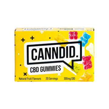 Gomitas de CBD Canndid de 300 mg: 20 unidades (COMPRE 2 Y LLEVE 1 GRATIS)