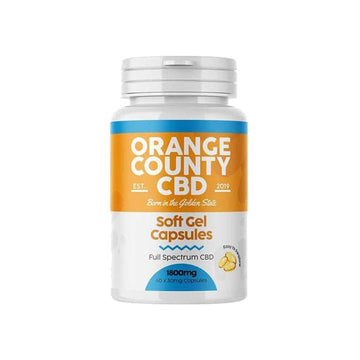 Cápsulas de CBD de espectro completo de 1800 mg del condado de Orange (60 cápsulas)