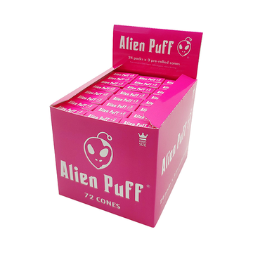 Conos de tabaco extraterrestre tamaño king color rosa intenso, 24 paquetes (HP184)