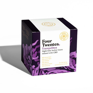 Quatro chás de ervas Twentea 10mg CBD - Tranquilitea