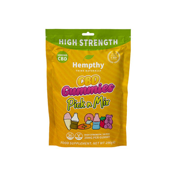 Hempthy 1000mg CBD Pick n Mix Gummies - 50 peças