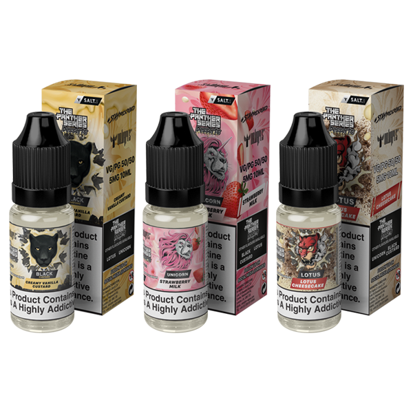 Postres de la serie Panther de 5 mg de Dr Vapes, 10 ml de sal de nicotina (50 VG/50 PG)