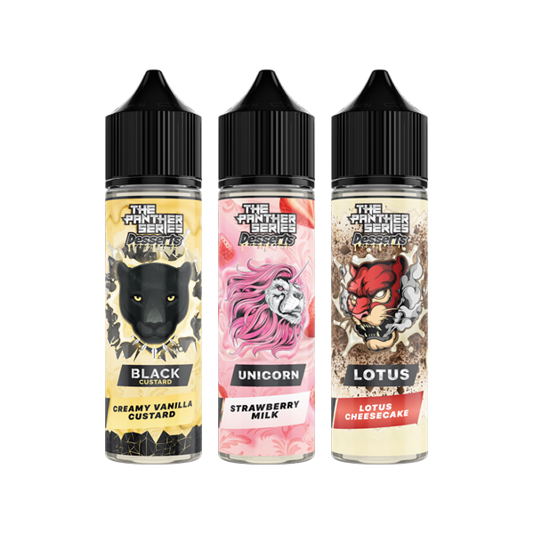 Sobremesas da série Panther da Dr Vapes 50ml Shortfill 0mg (78VG/22PG)