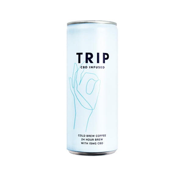 12 x TRIP 15mg CBD Infundido Bebida de Café Cold Brew 250ml