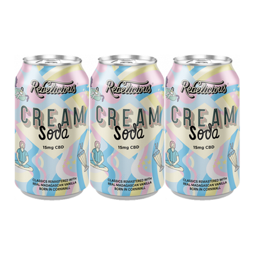 12 x Rebelicious Cream Soda Refrigerante Espumante - 330ml