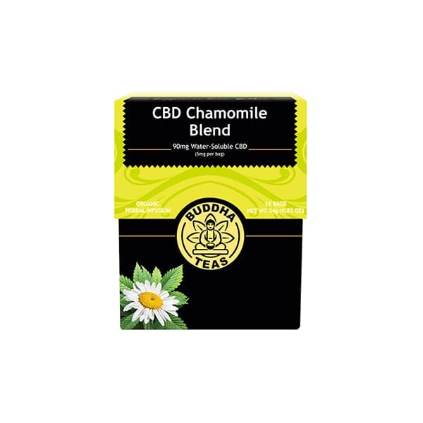 Saquinhos de chá Buddha Teas 5mg CBD - Mistura de camomila