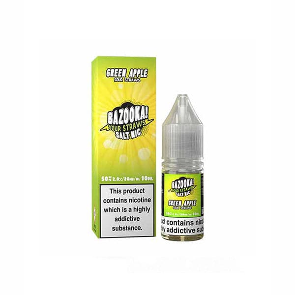 Canudos azedos Bazooka 10mg 10ml Sais de nicotina (50VG/50PG)