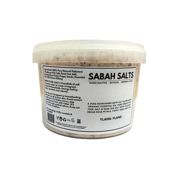 Sais de banho de ylang ylang com CBD Sabah 500mg