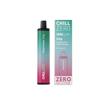 0mg Chill Zero Vape Descartável 3000 Puffs