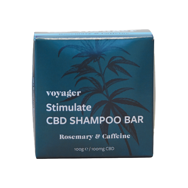 Champú estimulante con CBD de 100 mg de Voyager (100 g)