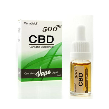 CBD por British Cannabis500mg CBD Vape E-líquido 10ml