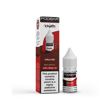 Sales de nicotina Podbar de 10 mg, recarga de 10 ml (60 VG/40 PG)