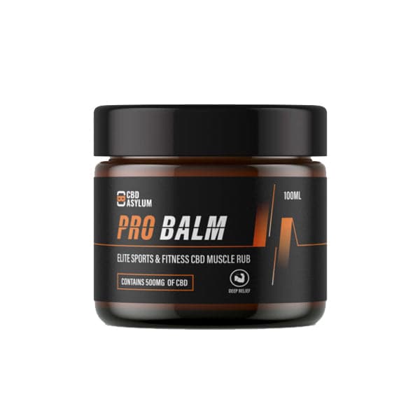 Bálsamo CBD Pro de 500 mg de CBD Asylum (COMPRE 1 Y LLEVE 2 GRATIS)