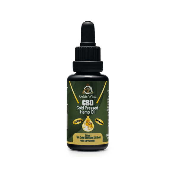 Aceite de cáñamo multicomplejo con CBD de 1500 mg de Celtic Wind Crops (30 ml)