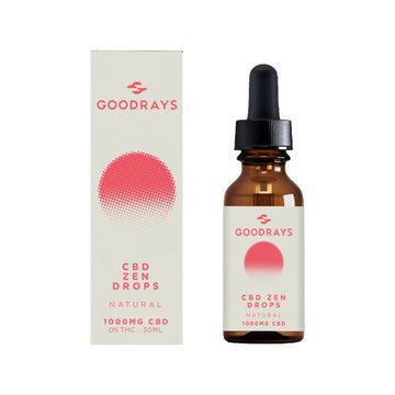 Goodrays 1000mg CBD Natural Zen Drops - 30ml