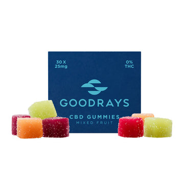 Gomitas mixtas de CBD de 750 mg de Goodrays (30 unidades)