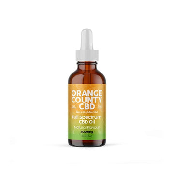 Orange County CBD 3000mg 30ml Óleo MCT - Óleo de coco orgânico