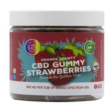 Orange County CBD 800mg Gummies - Pacote Pequeno