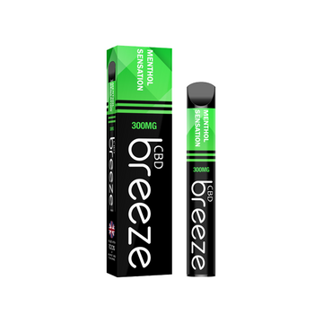 CBD Breeze Bar 300mg CBD Dispositivo descartável para vaporização 600 Puffs