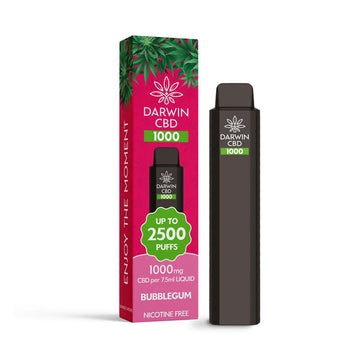 Darwin CBD 1000 Dispositivo descartável para vaporizar 2500 Puffs