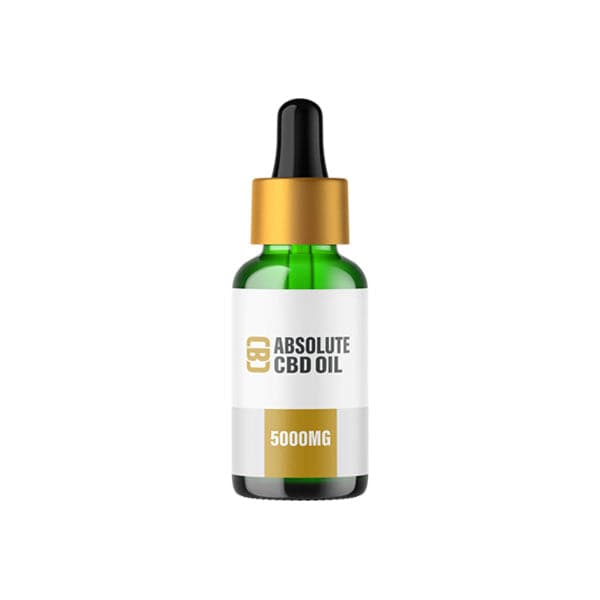 CBD Asylum 5000mg Absolute CBD Oil 20ml (COMPRE 1 E GANHE 2 GRÁTIS)