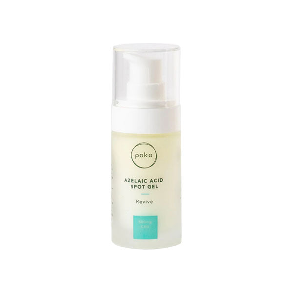 Gel para zonas específicas con ácido azelaico y CBD Poko de 500 mg - 30 ml (COMPRE 1 Y OBTENGA 1 GRATIS)