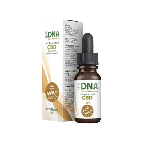 Óleo CBD cbDNA 500mg Full Spectrum - 10ml
