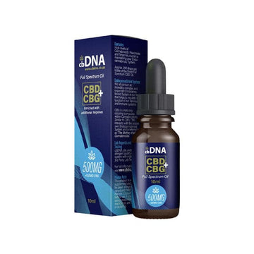 Óleo CBD cbDNA Full Spectrum 500mg + 100mg CBG - 10ml