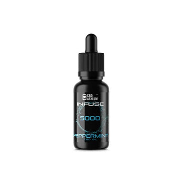 CBD Asylum Infuse 5000mg CBD Peppermint Oil - 30ml (COMPRE 1 E GANHE 2 GRÁTIS)