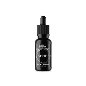 CBD Asylum Infuse 5000mg Óleo Natural CBD - 30ml (COMPRE 1 E GANHE 2 GRÁTIS)