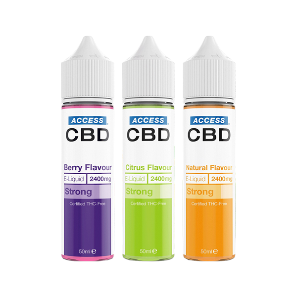 E-líquido de CBD Access CBD 1200 mg 50 ml (60 PG/40 VG)